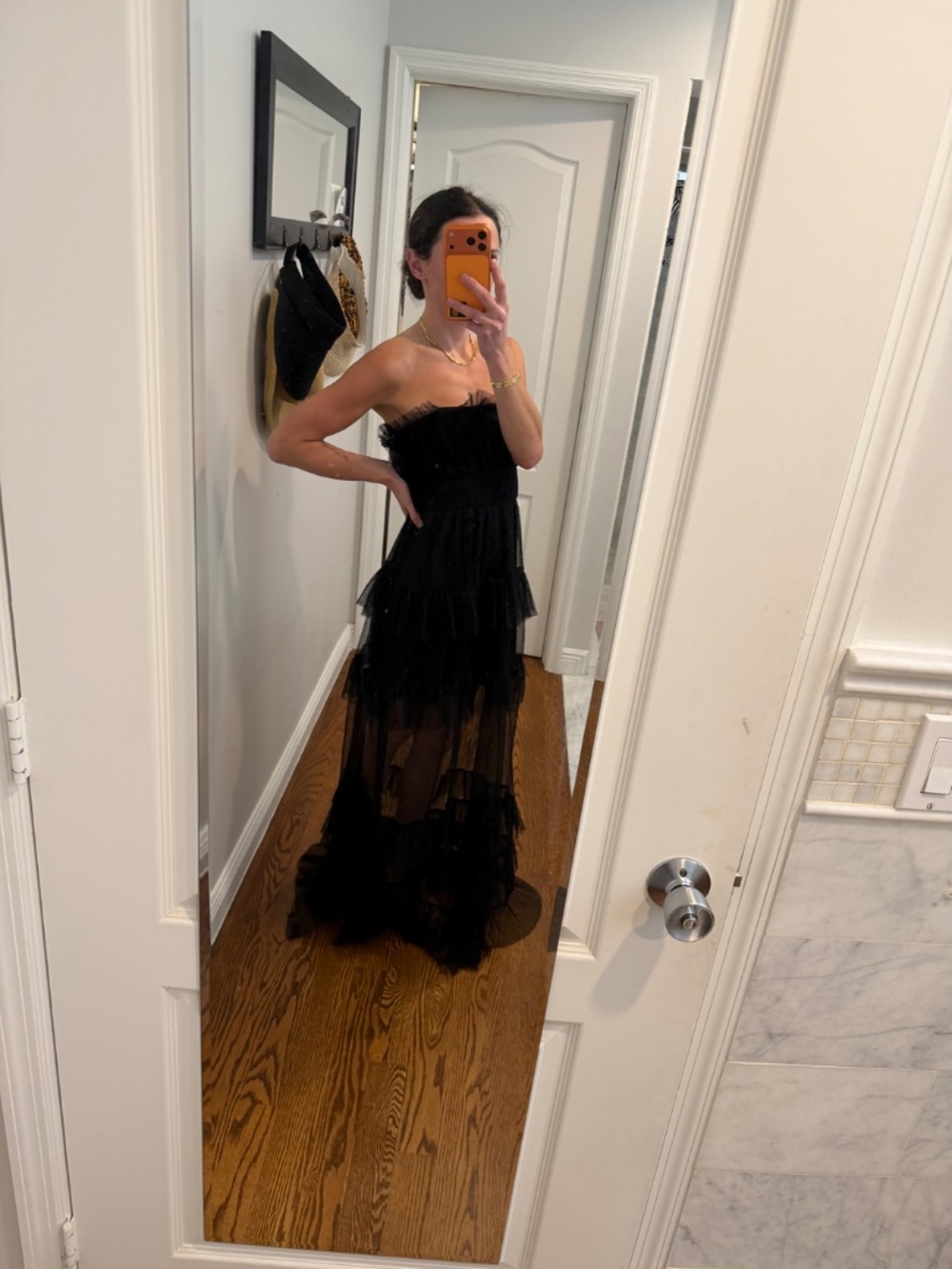 NWT Lovers and Friends Barlow Gown - Black - Picture 6 of 8